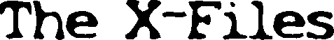 X-Files Logo